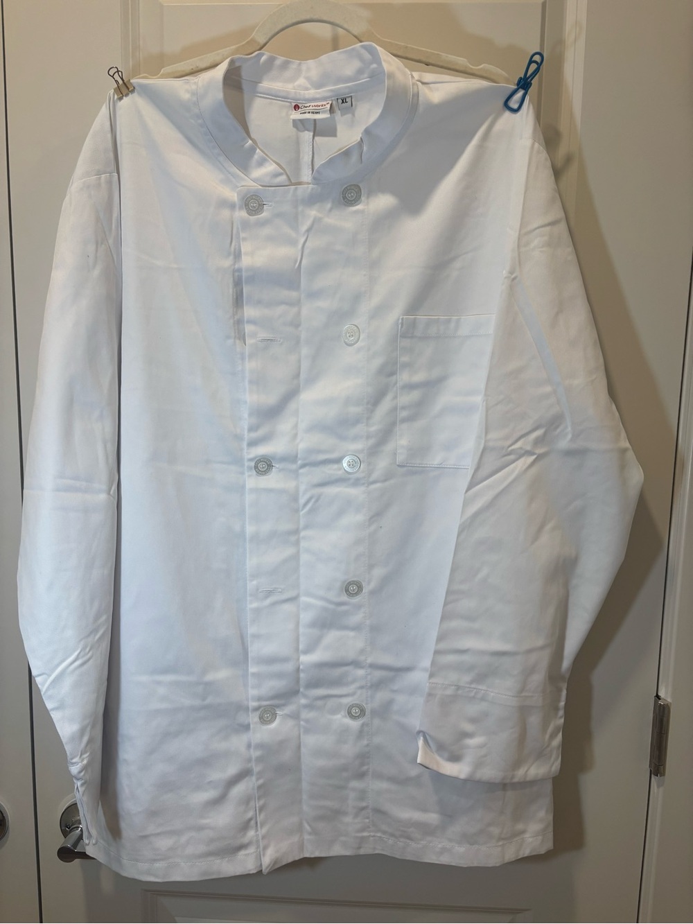 Classic White Chef Jacket - Lightweight Professional Kitchen Coat